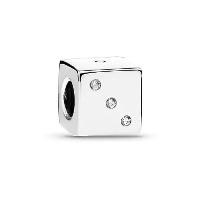 $65.95 • Buy Authentic Pandora Sterling Silver CZ Lucky Dice Charm 791269CZ RETIRED