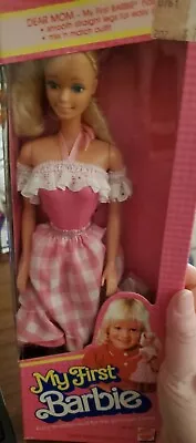 Vintage My First Barbie Doll #1875 Never Removed From Box 1982 By Mattel Inc. • $54.99