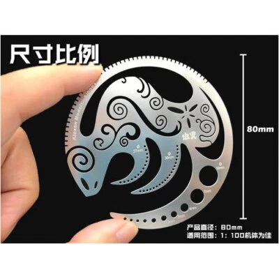 $6.94 • Buy Alexen Circular Scribing And Template For 1/100, 1/144 Scale Models
