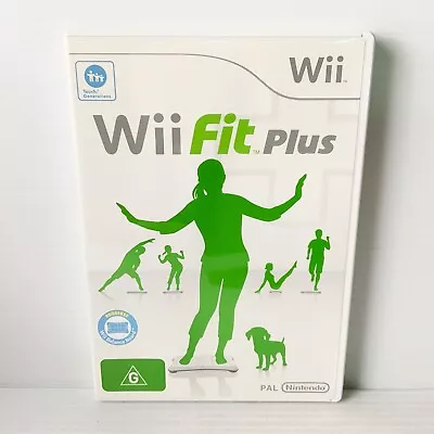 Wii Fit Plus - Nintendo Wii - Tested & Working - Free Postage • $4.88