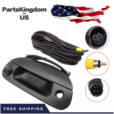 FIT FORD F150 F250 97-07 Rear View Backup Camera Kit W/ Wiring & Tailgate Handle • $39.99