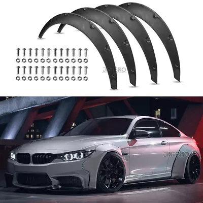 For 3 Series E36 E91 E92 M3 M4 4x Car Wheel Arches Fender Flares Extra Wide Body • $69.21