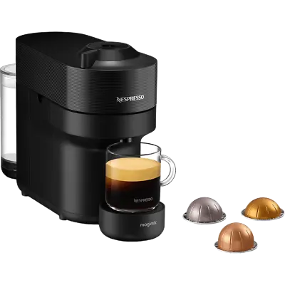 Nespresso By Magimix Vertuo Pop Pod Coffee Machine - Black (11729) • £39.99