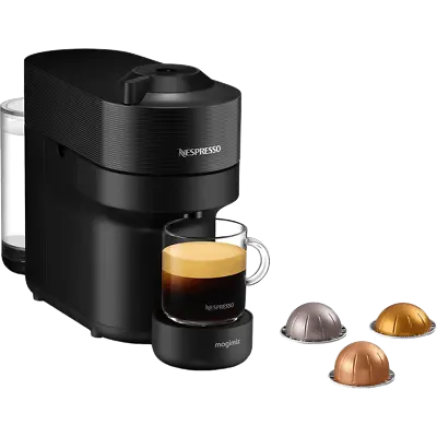 Nespresso Vertuo Pop Coffee Pod Machine By Magimix Liquorice Black • £55