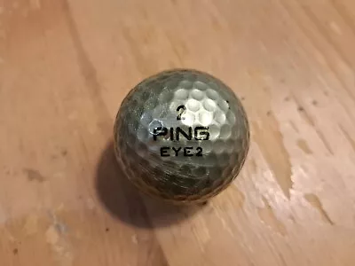 Vintage Ping Eye 2 SOLID SILVER Golf Ball VERY RARE • $14.80