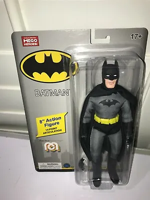 Marty Abrams 2020 Mego BATMAN  8 Inch Action Figure BUBBLE HAS DINGS READ • $9.99