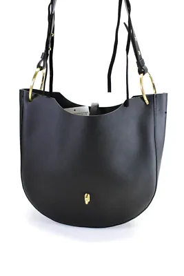 $107.99 • Buy ZAC Zac Posen Womens Braided Strap Medium Belay Hobo Handbag Black Leather