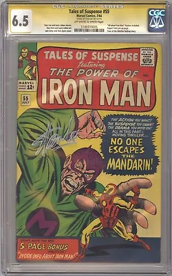 £699.95 • Buy Tales Of Suspense #55 Cgc 6.5 Signature Series Signed Stan Lee Mandarin Marvel