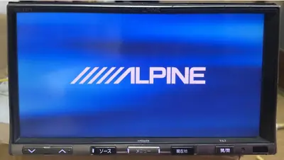 Alpine Vie-X077 HDD Car Navigation CD DVD Double Din Working Tested From Japan • $98.99