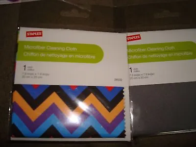Staples Microfiber Cleaning Cloth Lot Of 4 • $12