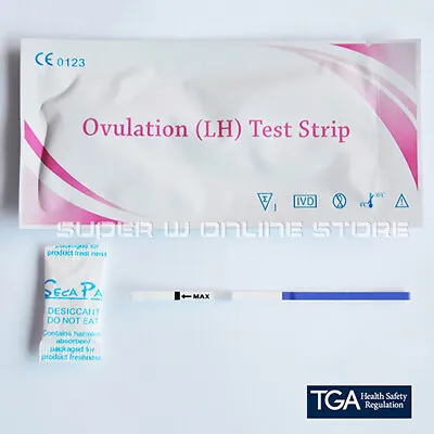 20 Ovulation LH Tests Urine Strips Get Pregnant Sooner Fertility OPK Kit EXP2024 • $8.99