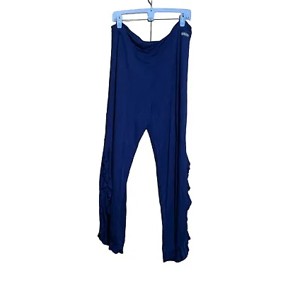 Matilda Jane Womens Plus Size XXL Blue Dream Chasers Cascading Ruffle Pants • $35.99