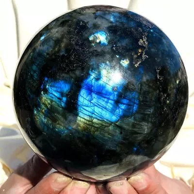 5.79LB Natural Labrador Flash Moonstone Crystal Ball Quartz Crystal Energy Ball • $0.99