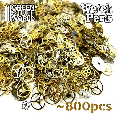 Steampunk WATCH PARTS Set 40gr - Cyberpunk Jewellery Making -Lot Of Cogs & Gears • $12.75