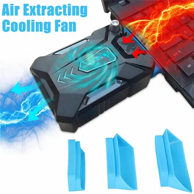 Mini Vacuum Air Extracting USB Cooling Pads Cooler Fan For Notebook Laptop PC • $17.67