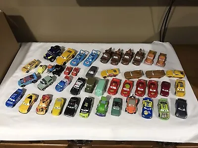 Huge Disney Pixar Cars 1 2 & 3 Die Cast Plastic McDonald’s Lot • $100