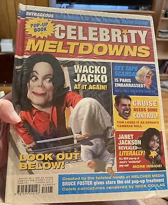 The Pop-Up Book Of Celebrity Meltdowns Hardback Book Sealed Michael Jackson • $15