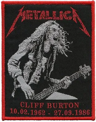 Metallica Band Cliff Burton Patch T-shirts Jeans Iron On Clothing Woven Badge  • $9.99