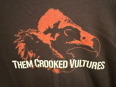 SMALL Them Crooked Vultures T-Shirt Flock Together Josh Homme Dave Grohl QOTSA • £19.29