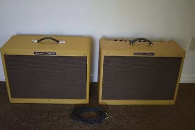 Vintage Fender Tweed Hot Rod Deluxe Matching Extension Cab 112 Excellent • $500