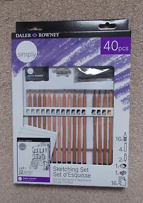 Daler-Rowney - Sketching Set - 25 Pc - New • £7.50