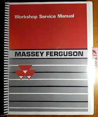 Massey Ferguson MF 175 Tractor Workshop Service Manual 1448815M91 • $42.99