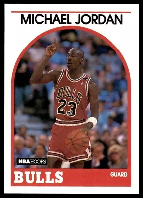 1989-90 Hoops Basketball Card Michael Jordan Chicago Bulls #200 • $2.99