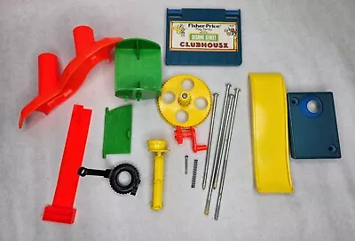 Vintage Fisher Price Little People  Sesame Street Clubhouse Remplacement Parts  • $45.99