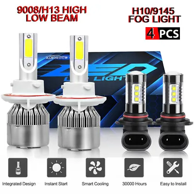 For Dodge Durango 2004-2006 4X LED Headlight High/Low Beam + Fog Light Bulbs C6L • $34.99