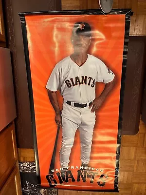 2003 Sf Giants Game Felipe Alou Used Street Banner Pac Bell Park • $100