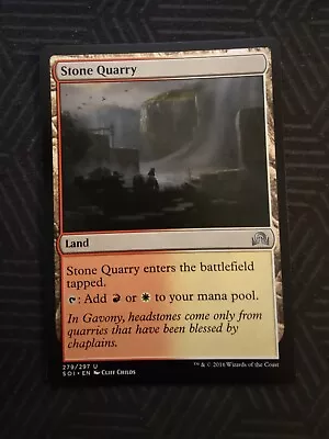 Mtg Stone Quarry Shadows Over Innistrad • $0.99