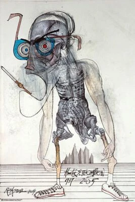 $20.49 • Buy Hunter S. Thompson By Ralph Steadman Poster (24.5x36.5) - Laminated
