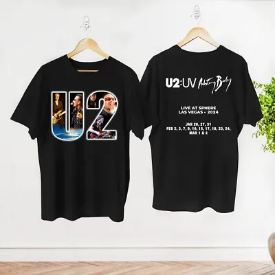 U2 Rock Band 2024 Achtung Baby Live At Sphere Las Vegas T-shirt For Men Women • $29.49