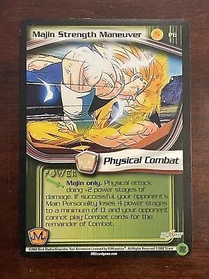 Majin Strength Maneuver Rare Promo Limited P6 DBZ TCG DRAGON BALL Z SCORE CCG • $4