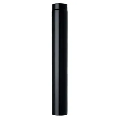 Stove Flue Pipe 6  Inch Diameter 150mm  Various Lengths Matt Black  • £39.99