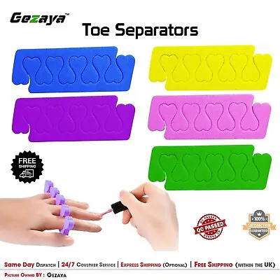 Toe Bunions Straightener Separators Soft Finger Spacer Pedicure Manicure Art UK • £1.85