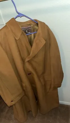 Vintage 50s Hickey Freeman Vicuña Wool Coat Adult Size 43 Regular Excellent • $1500