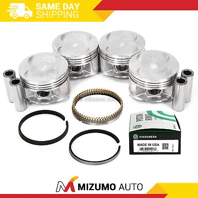 Pistons W/ Rings Fit 97-98 2.0L Honda CR-V B20B4 DOHC 16V • $99.95