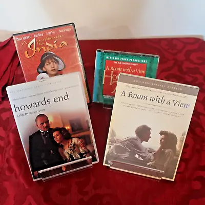 ROOM WITH A VIEW*HOWARDS END*PASSAGE INDIA DVDs}ANTHONY HOPKINS*DANIEL DAY LEWIS • $24.99