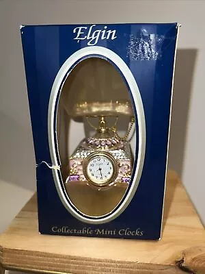 Miniature Ornate Pink Princess Phone Clock • $20