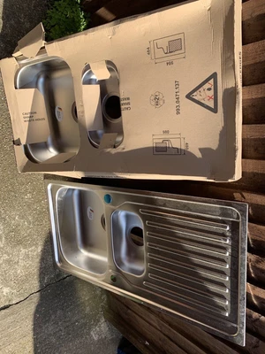 Franke Antea Azn 651 Stainless Steel Reversible Kitchen Sink (2 Available) • £60