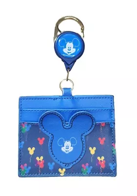 Mickey Balloon Loungefly Retractable Cardholder By Disney • $30