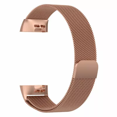 $14.99 • Buy Fits Fitbit Charge 4 5 Band Metal Stainless Steel Milanese Loop Strap Wristband