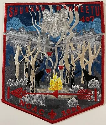 Oa Shunkah Mahneetu 407 Bsa Gtand Teton 2006 Noac Wolf 2-patch Vigil • $399