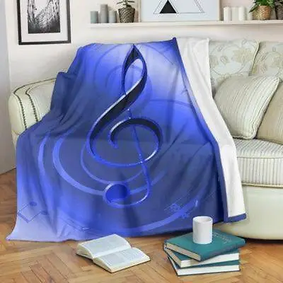 Music Blanket Throw Fleece Cozy Couch Sofa Plush Adult Kid Bedding Gift • $59.99