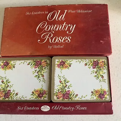 Set 6 Melamine Coasters By Mallod Old Country Roses • £9.99