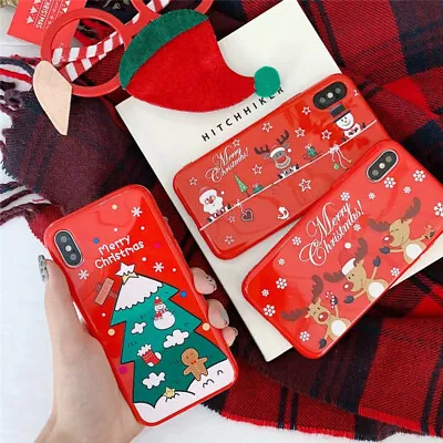 £2.99 • Buy Christmas Silicone Rubber Soft Phone Case Cover IPhone 6 6S 7 8 Plus X XR XS Max