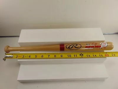 MARK MC GWIRE Mini Baseball Bat 17  MLB 70 HOME RUN SEASON Souvenir Toy MINT! • $7.50