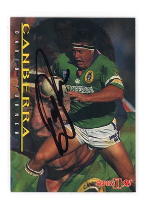 $0.99 • Buy ✺Signed✺ 1996 Dynamic Series 1 David Furner (Raiders) Signed NRL Card