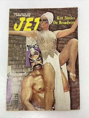 JET Vintage Magazine August 31 1978 Kitt Broadway Mr Universe No Label • £24.12